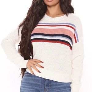 ✰fashion nova stripe sweater✰